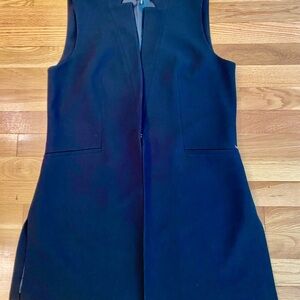 DKNY gorgeous, Black Vest 33” in length perfect for casual or business wear